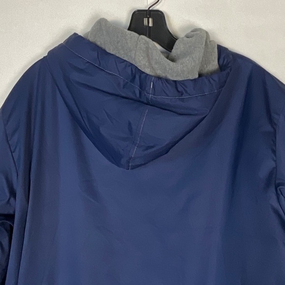 Speedo Unisex Navy Hooded Fleece Lined Swim/Rain Parka Jacket Size Small Adult - Picture 8 of 11